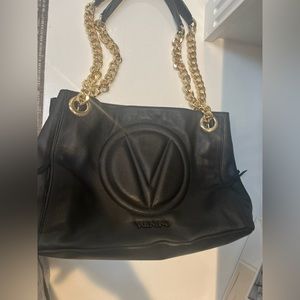 Verra Signature Leather Shoulder Valentino